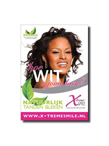 X-treme Smile® Poster Hoe wit is jouw lach?