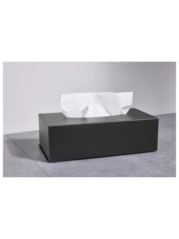 Tissue Dispenser Zwart Metaal